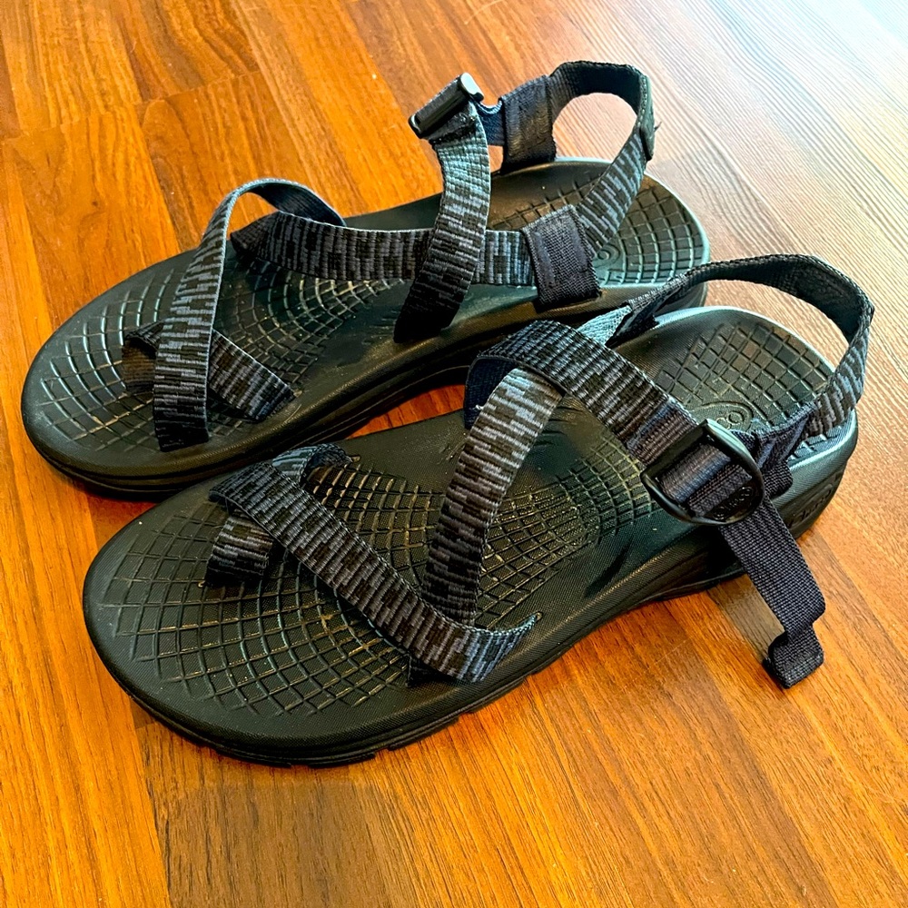 Chaco Black and Gray Men's Sandals